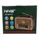 NNS NS-8091BT Nostaljik Bluetooth Radyo ve MP3 Müzik Kutusu