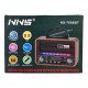NNS NS-7068BT USB Destekli Şarjlı Nostaljik Bluetooth Radyo