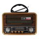 NNS NS-7068BT USB Destekli Şarjlı Nostaljik Bluetooth Radyo
