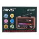 NNS NS-7068BT USB Destekli Şarjlı Nostaljik Bluetooth Radyo