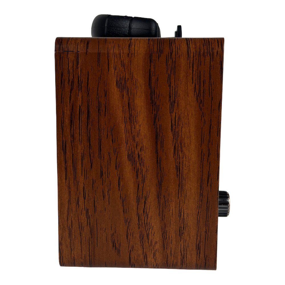 NNS NS-6635BT Büyük Boy Ahşap Retro Bluetooth Hoparlörlü Şarjlı FM/AM Radyo