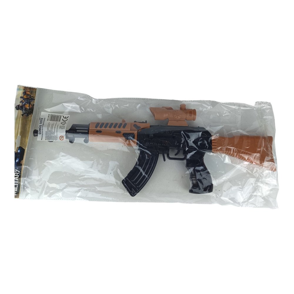 Military Makineli Tüfek GM-06 Gümüş Toys