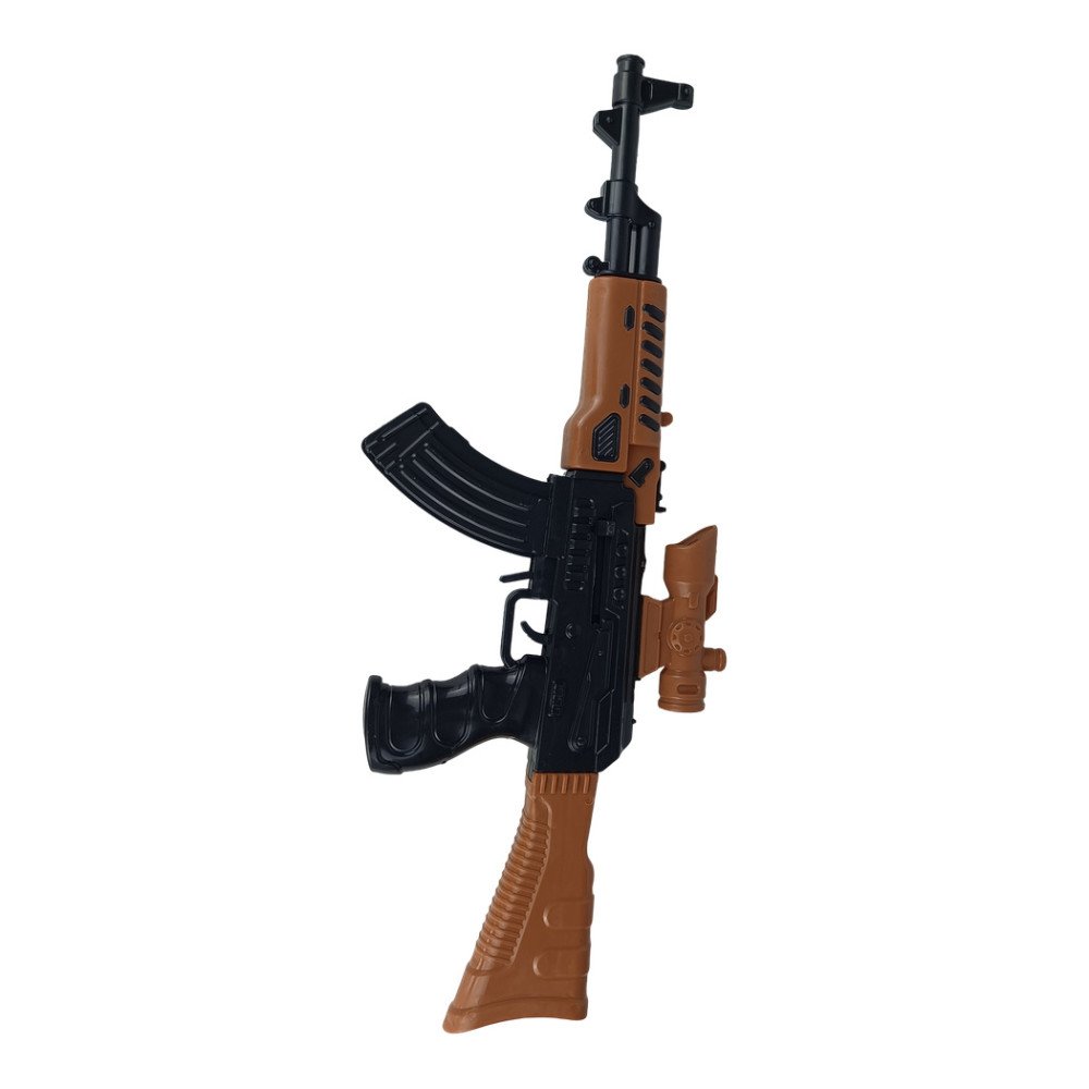 Military Makineli Tüfek GM-06 Gümüş Toys