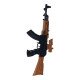 Military Makineli Tüfek GM-06 Gümüş Toys