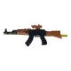 Military Makineli Tüfek GM-06 Gümüş Toys