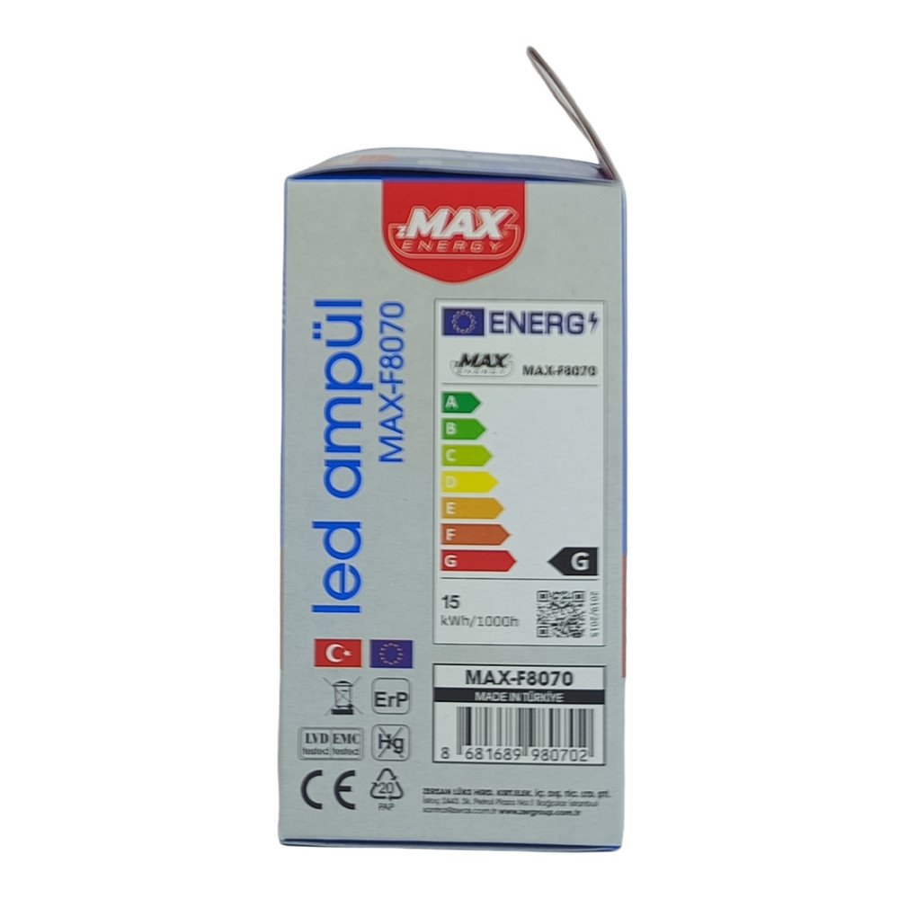 Max 15W 1100 Lümen LED Ampul 10 Adet