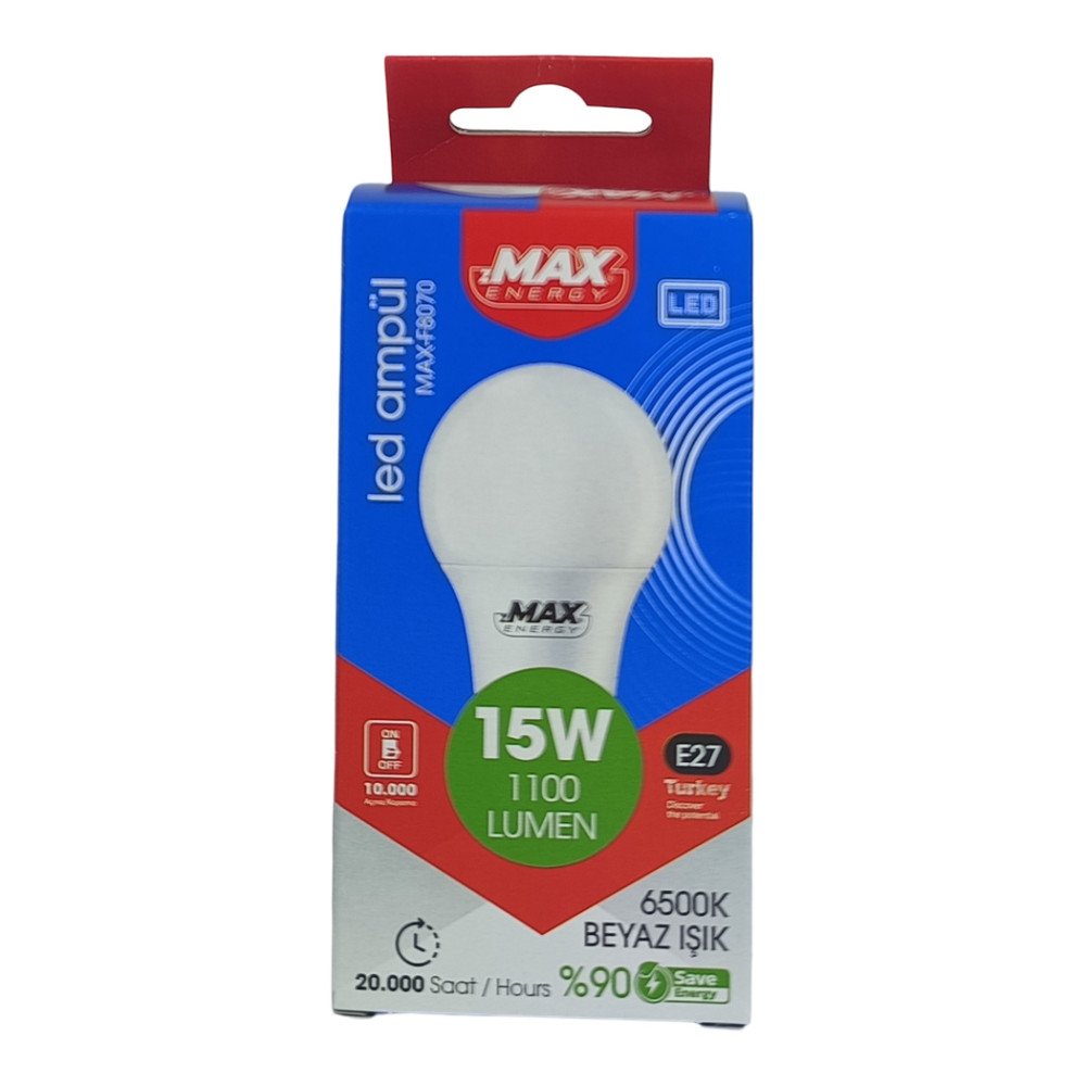 Max 15W 1100 Lümen LED Ampul 10 Adet