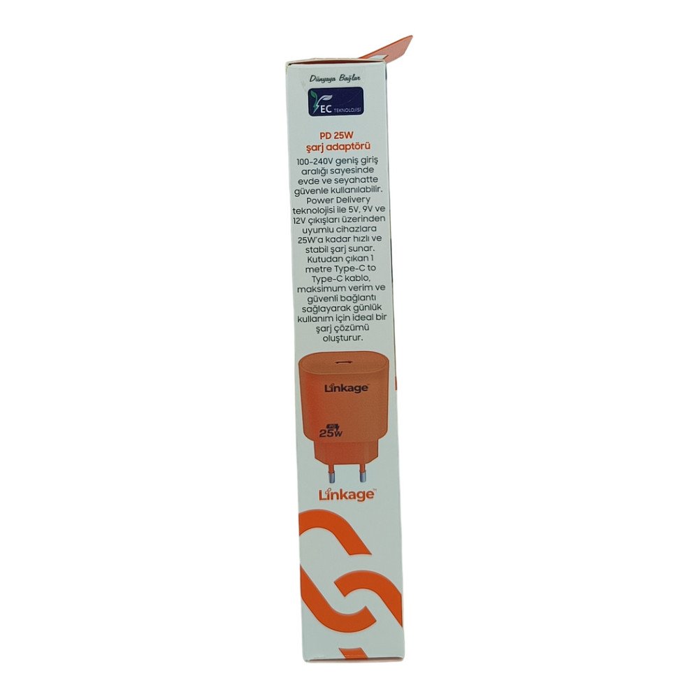 LKC-57 25W PD Hızlı Şarj Aleti + 1 m Type-C to Type-C Kablo
