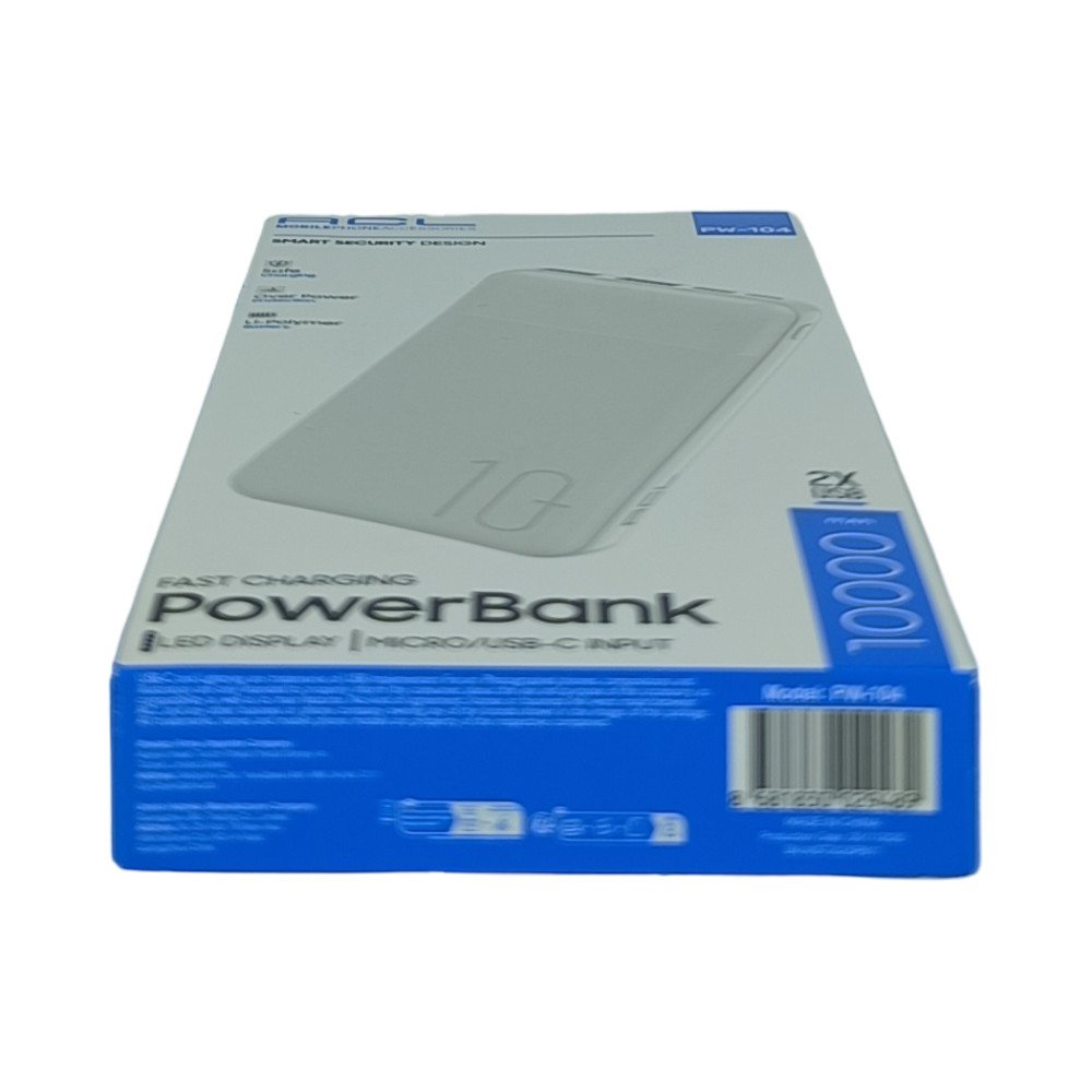 PW-104 10000 mAh Taşınabilir Powerbank USB Type-C Hızlı Şarj