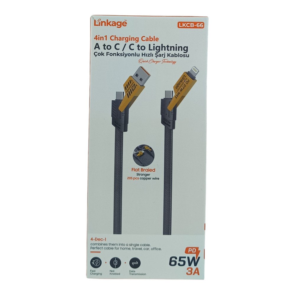 Linkage LKCB-66 4 in 1 Kumaş Kablo