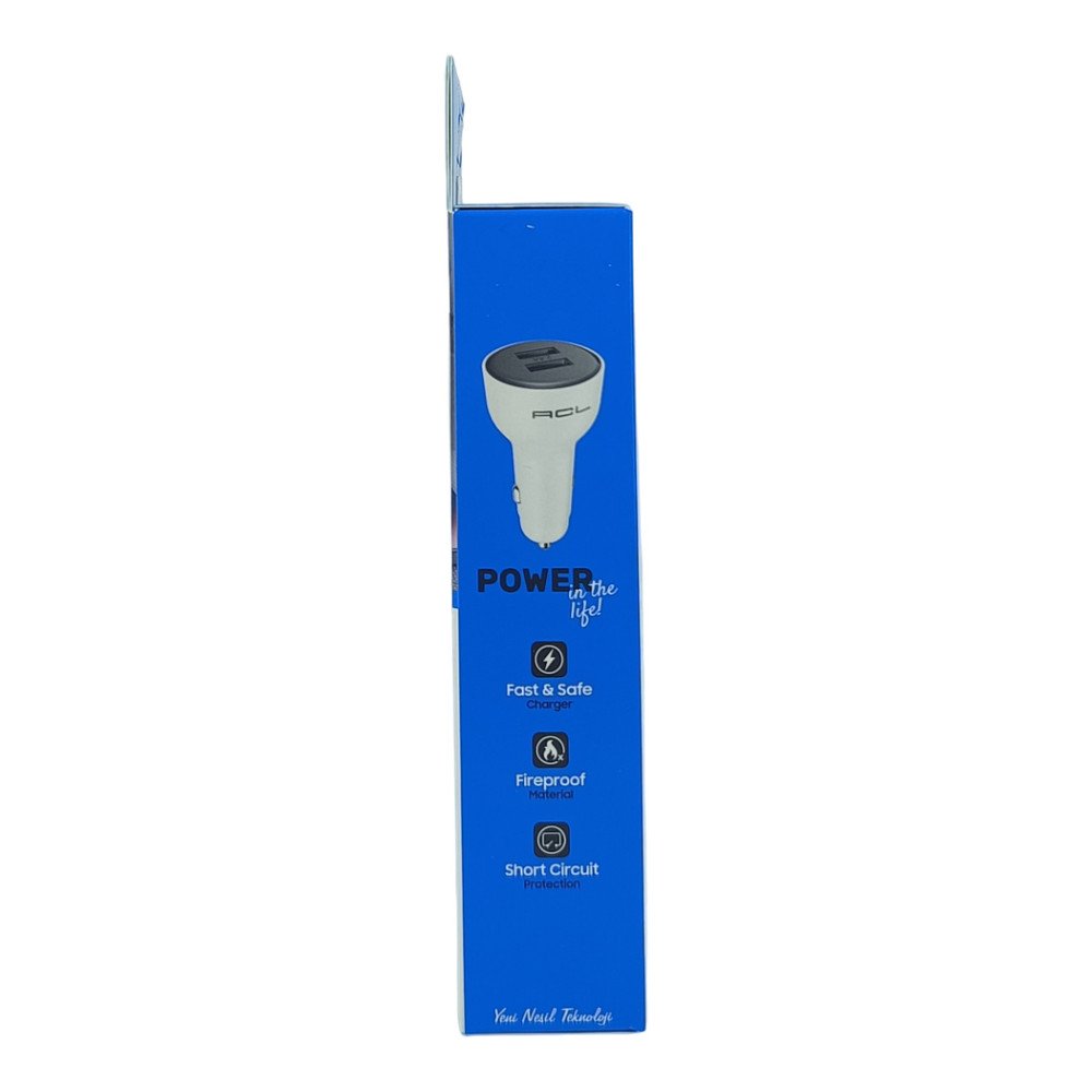 AC-88 Araç İçi Şarj Soketi Çift USB 2.4A Hızlı Araç Şarj Adaptörü 12V/24V Uyumlu