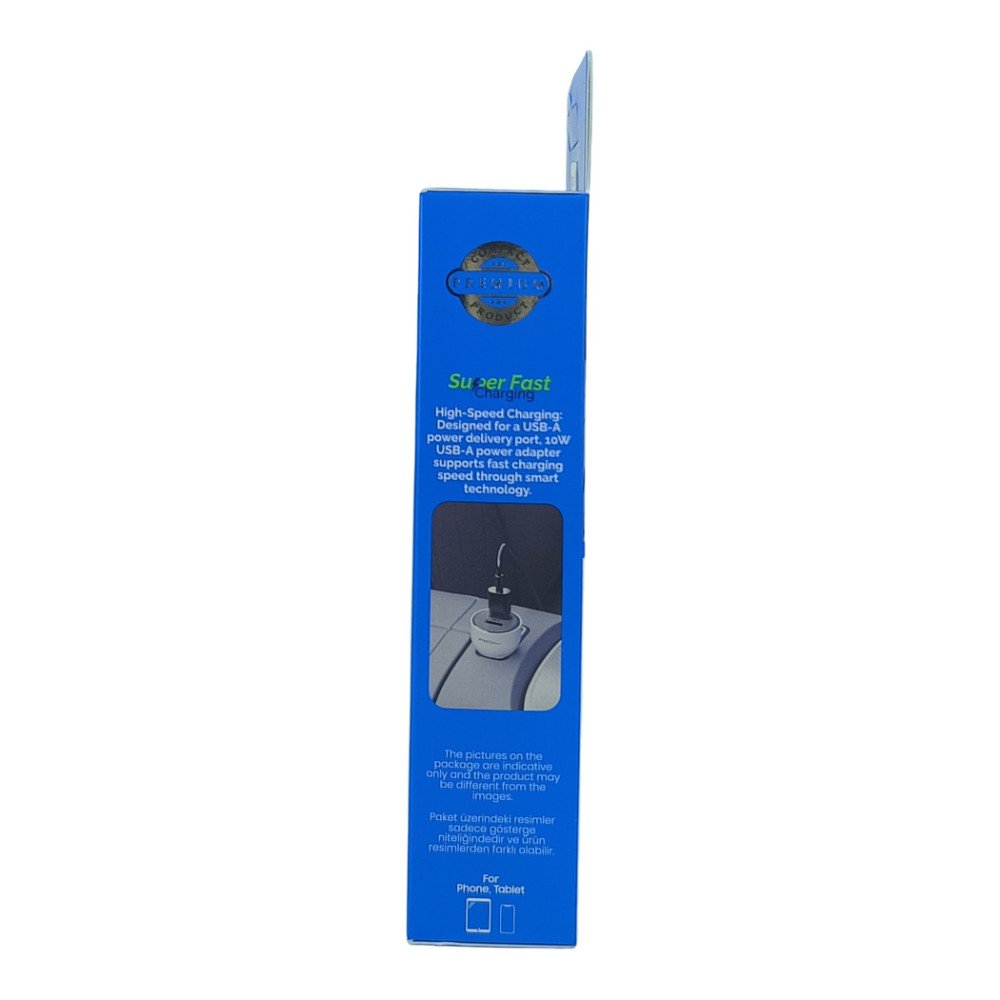AC-88 Araç İçi Şarj Soketi Çift USB 2.4A Hızlı Araç Şarj Adaptörü 12V/24V Uyumlu