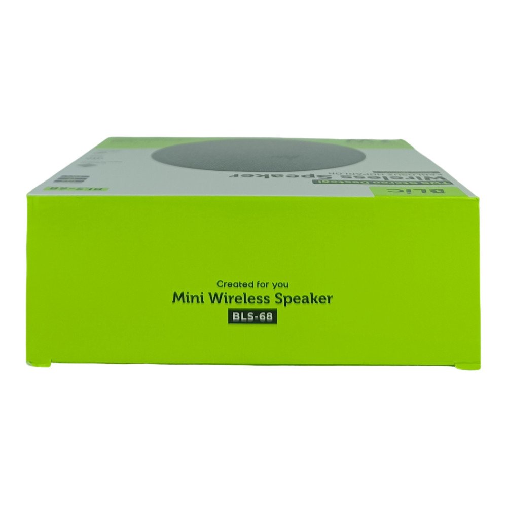 BLS-68 Bluetooth Hoparlör 7W Kumaş Kaplı TWS Stereo USB/TF Destekli Kablosuz Speaker