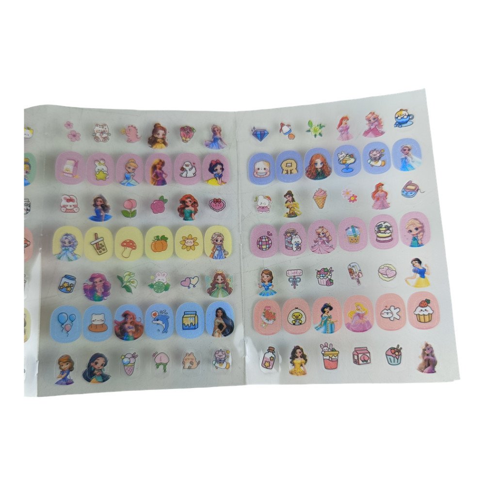 OLG-MY342 Kartela Tırnak Sticker Yapıştırma 20 Adet