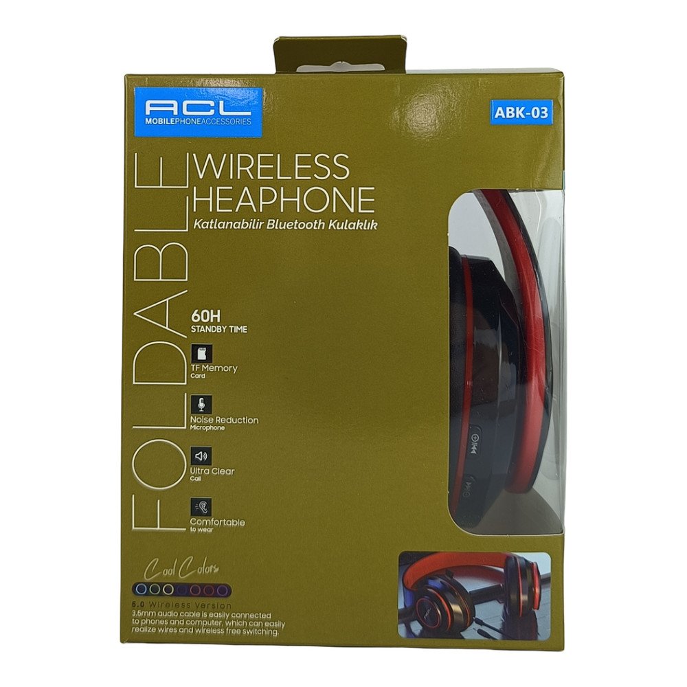 ACL ABK-03 Kulak Üstü Bluetooth Kulaklık