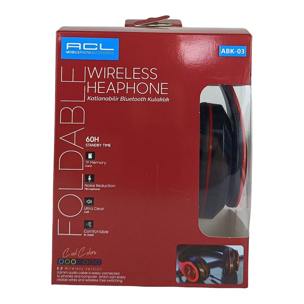 ACL ABK-03 Kulak Üstü Bluetooth Kulaklık