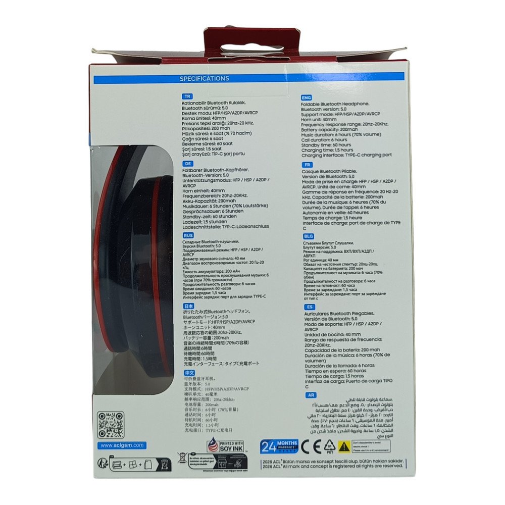 ACL ABK-03 Kulak Üstü Bluetooth Kulaklık