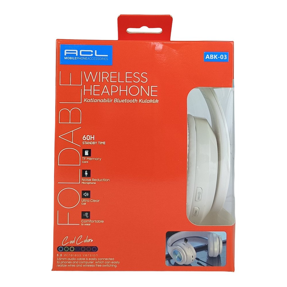 ACL ABK-03 Kulak Üstü Bluetooth Kulaklık