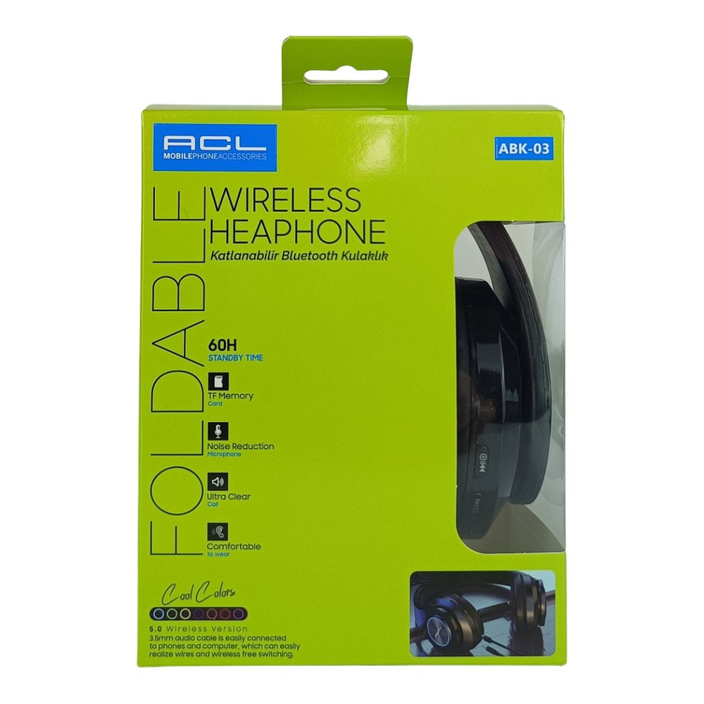 ACL ABK-03 Kulak Üstü Bluetooth Kulaklık