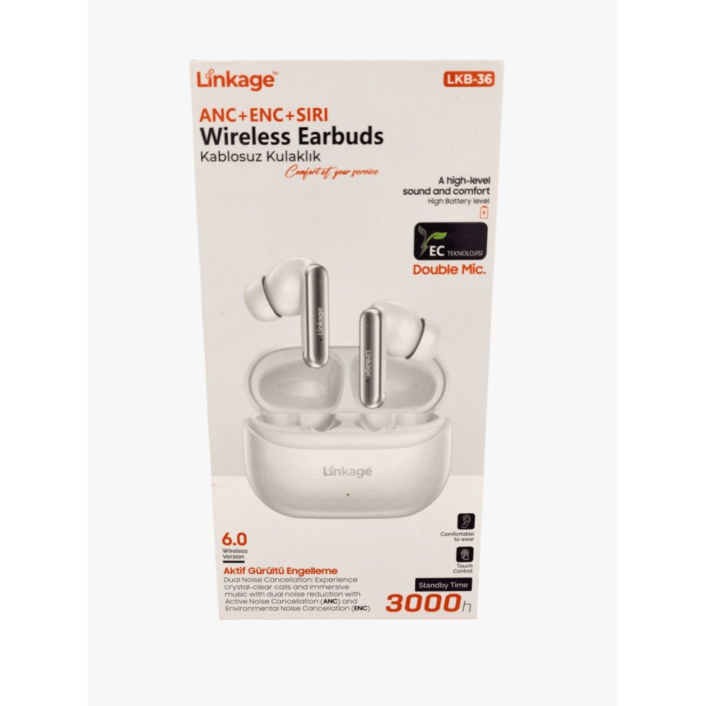 LINKAGE ANC+ENC+SIRI KABLOSUZ KULAK İÇİ KULAKLIK LKB-36