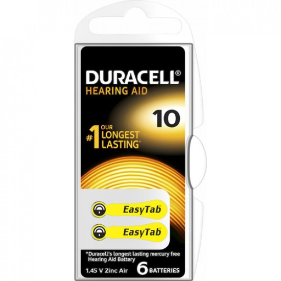 Duracell Kulak Pili -10 *6Ad