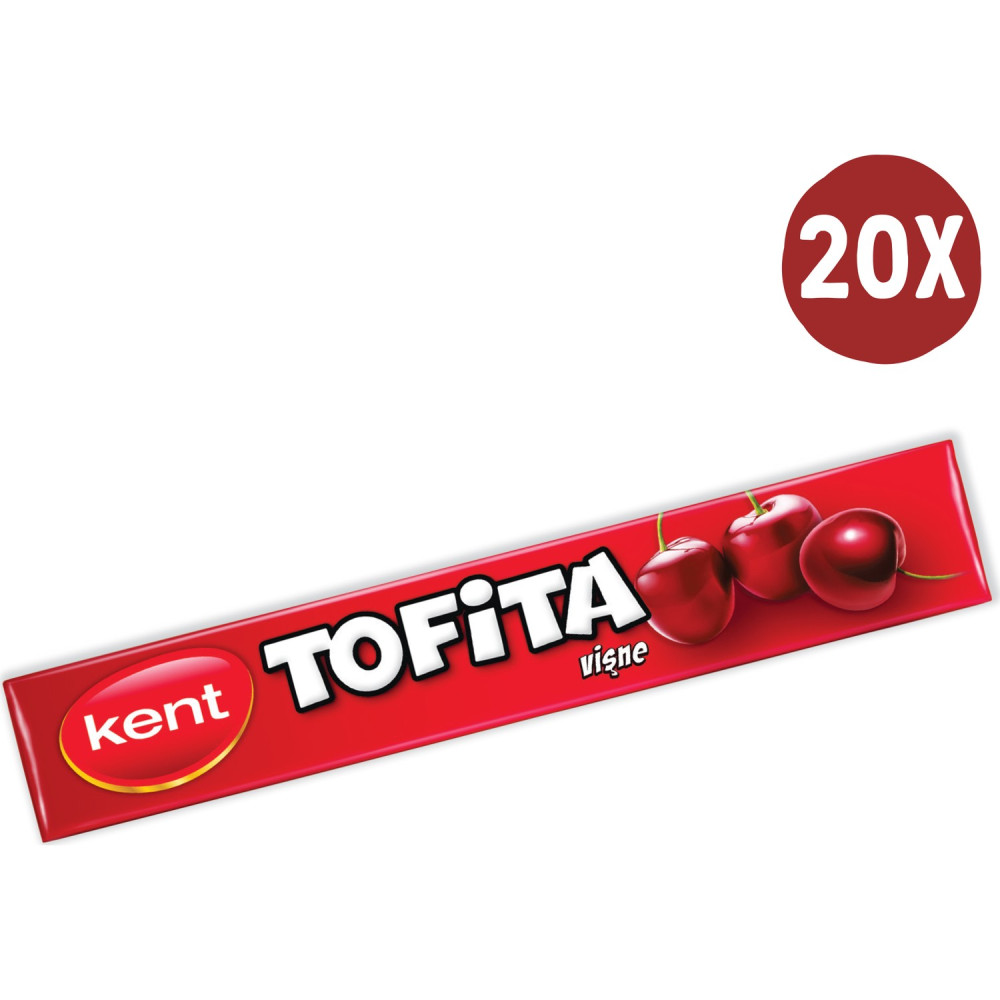 Tofita Şeker 20Li Paket Vişne Aromalı