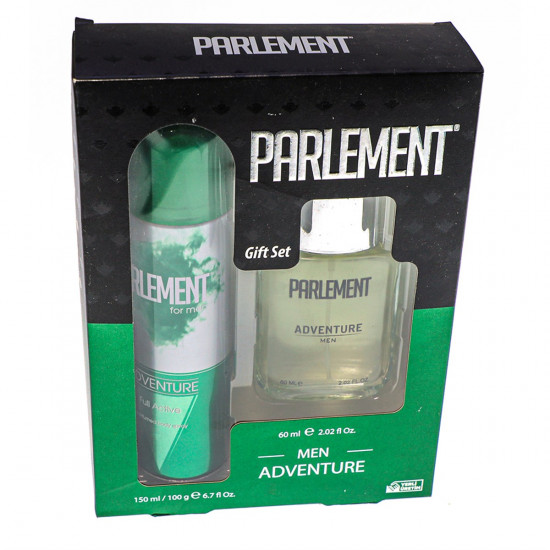 Parlement Adventure Yeşil Erkek Parfüm 50Ml +150 Ml Deodorant Set