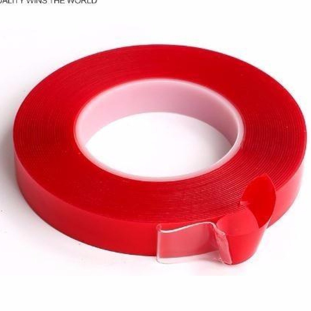 Çift Taraflı Silikon Bant Kırmızı 18Mmx1.5m