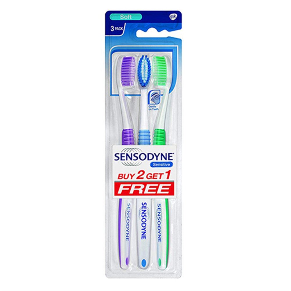 Sensodyne Dış Fırçası 3Lü Set Sensitive  *12 Set