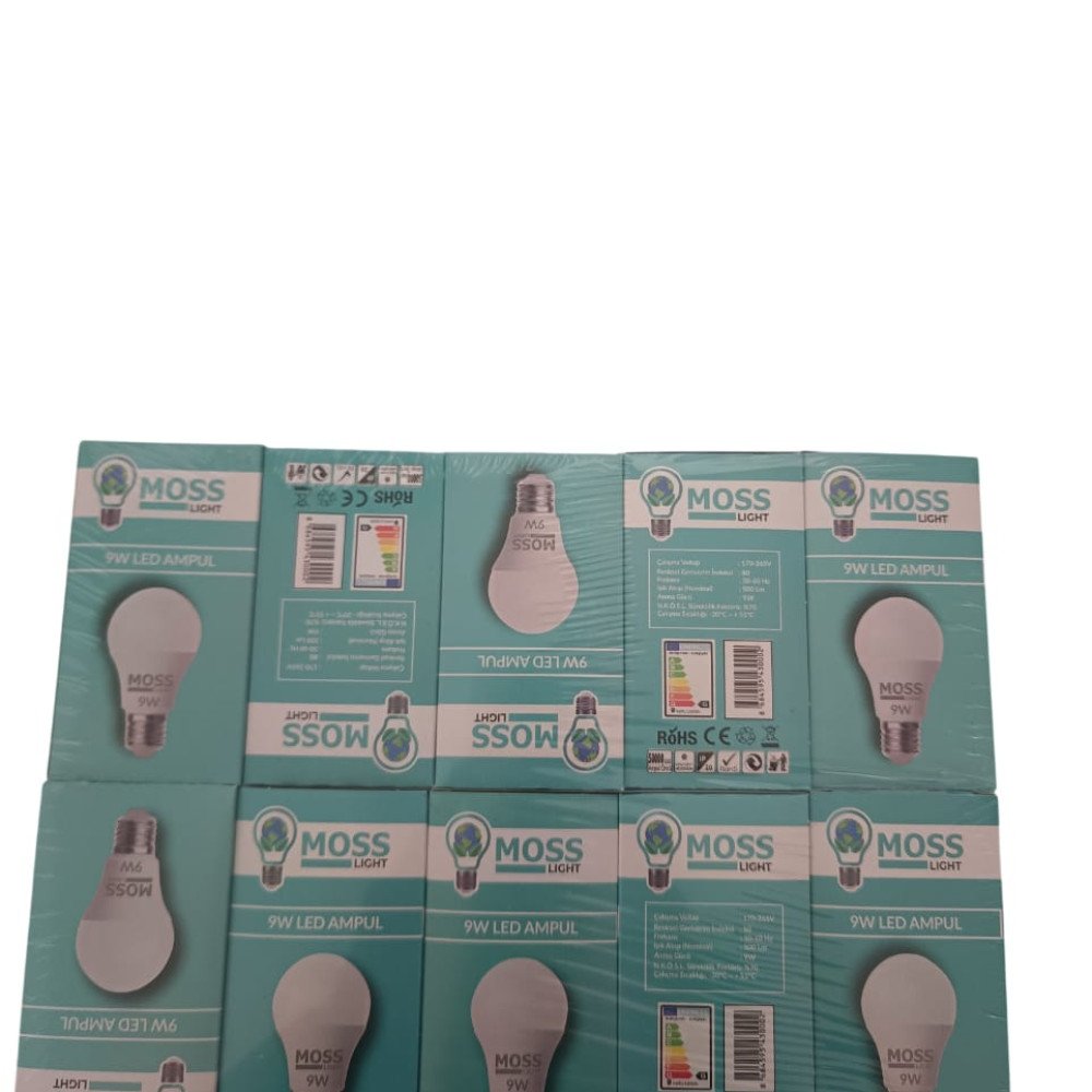 MOSS LED AMPUL 9W 500Lm X 10 ADET