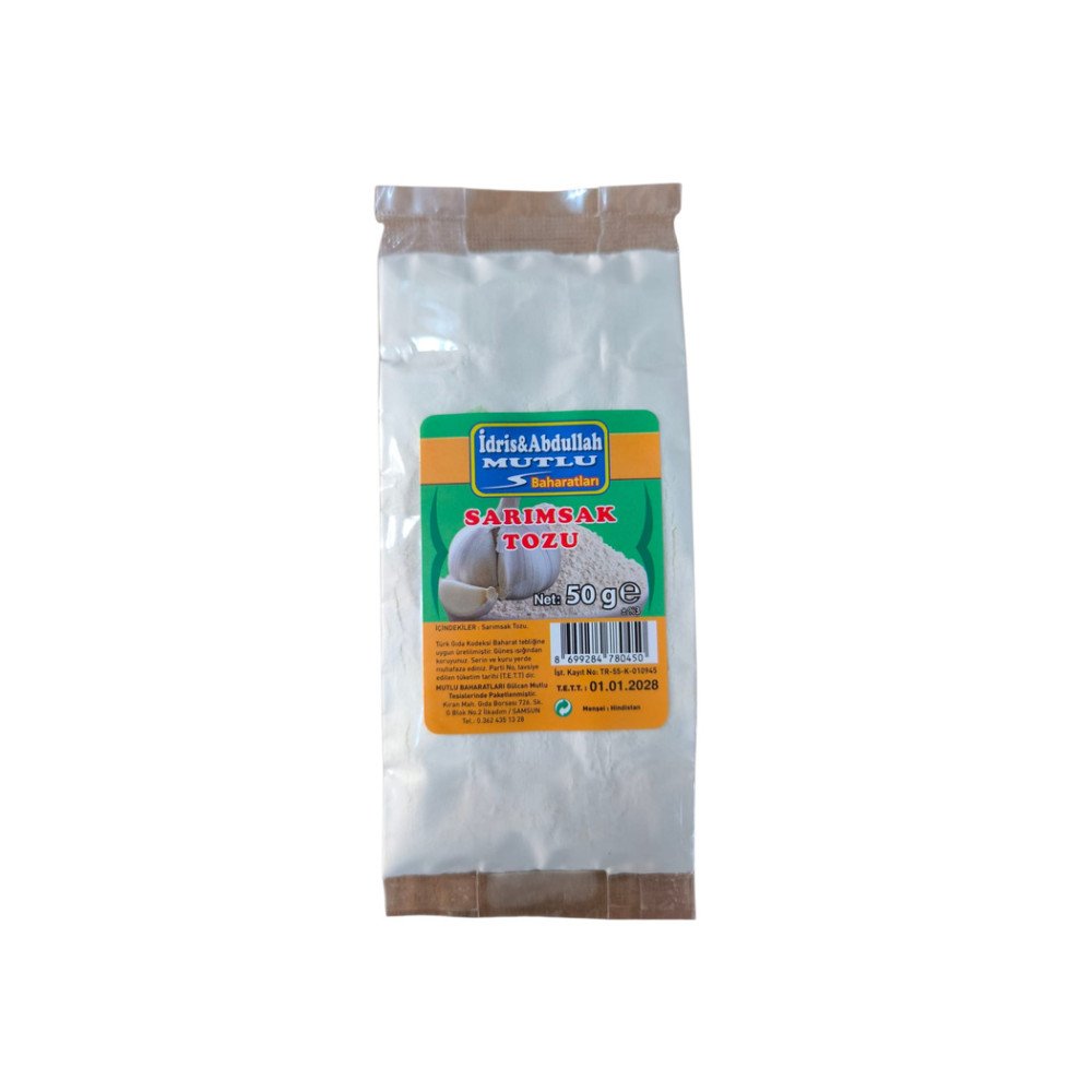 Mutlu Baharat Sarımsak Tozu 50 Gr