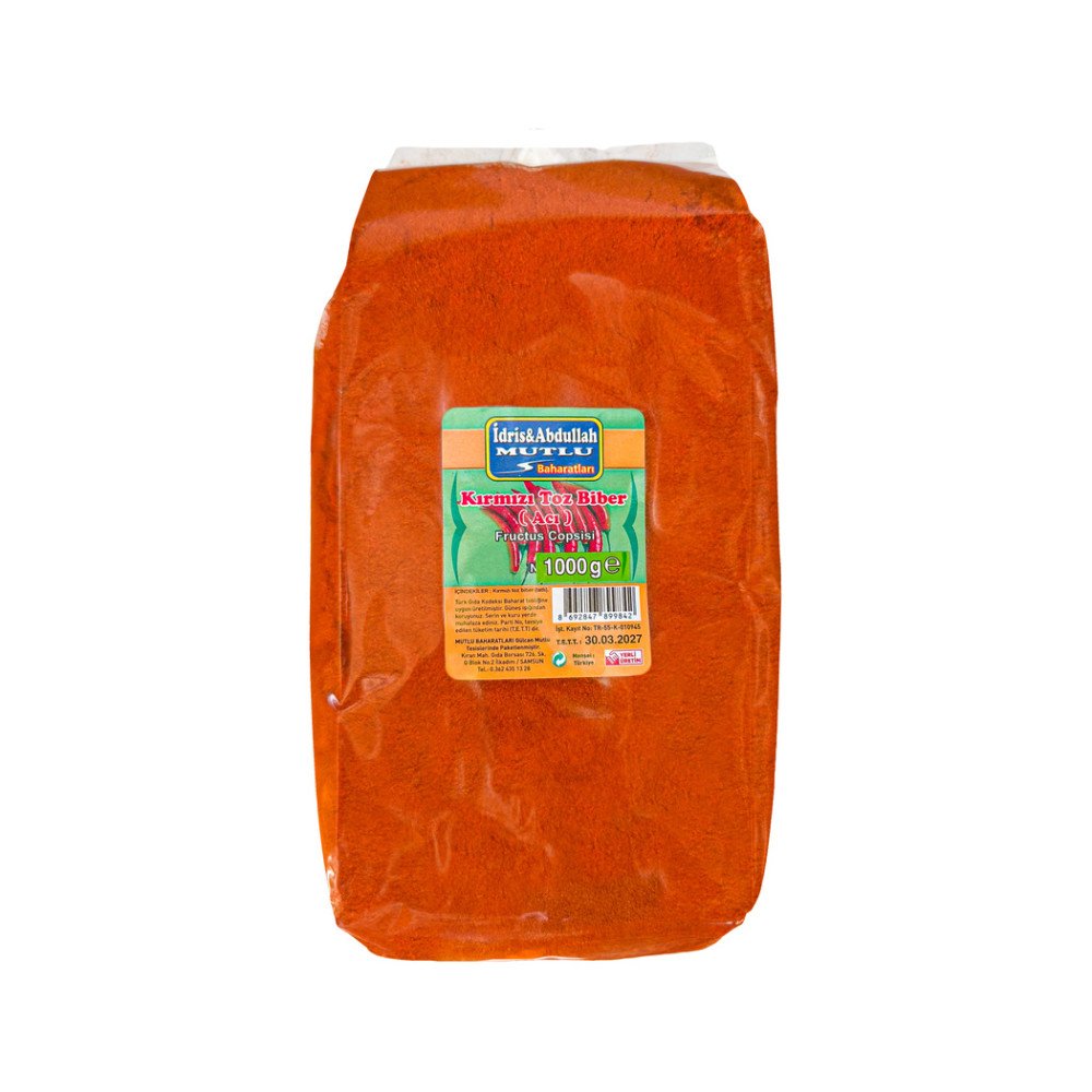 Mutlu Baharat Acı Toz Biber 1Kg