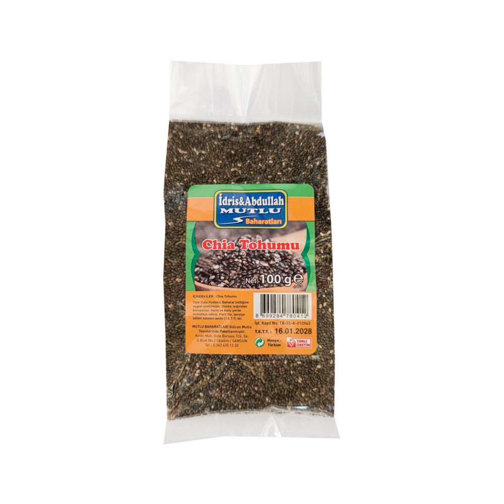 Mutlu Baharat Chia Tohumu 100Gr