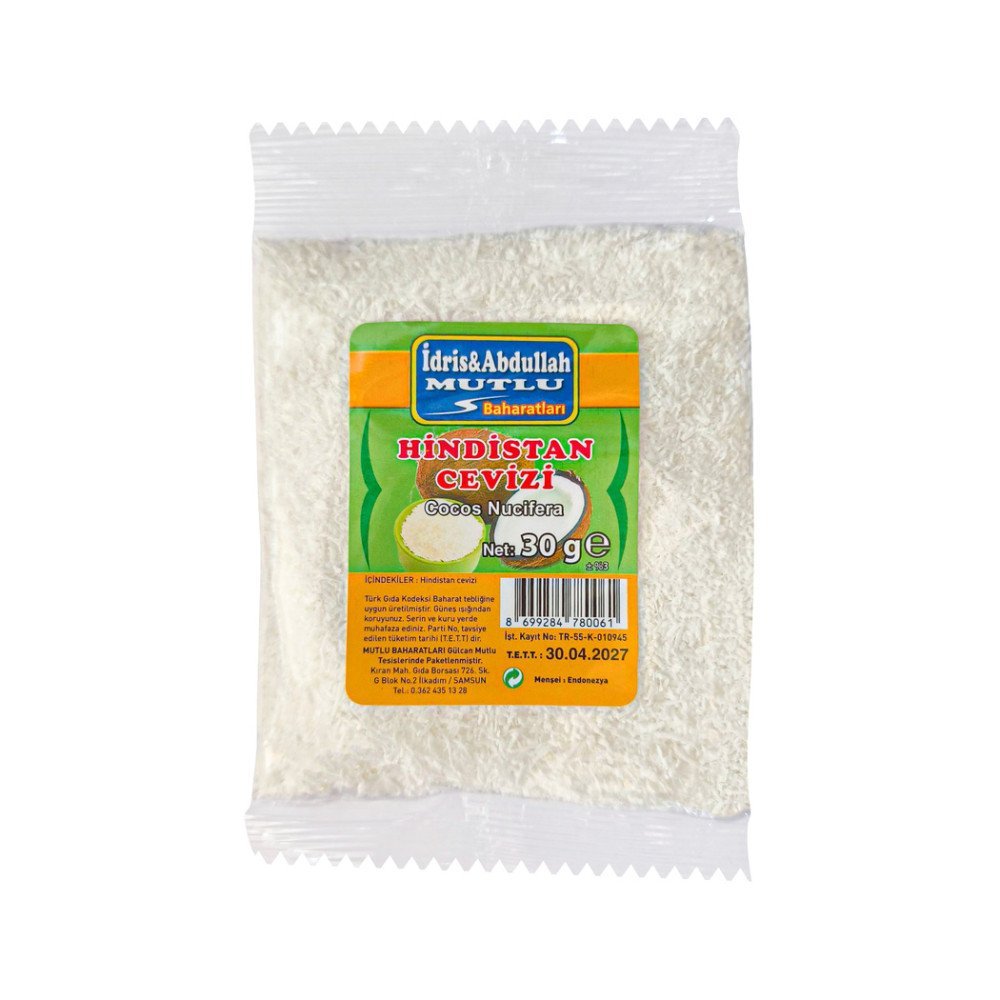 Mutlu Baharat Hindistan Cevizi 30Gr X 20 Paket