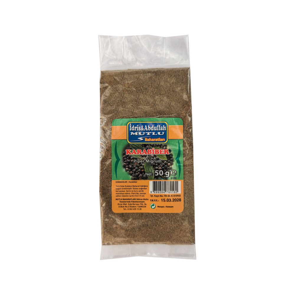 Mutlu Baharat Karabiber 50Gr X 20 Paket