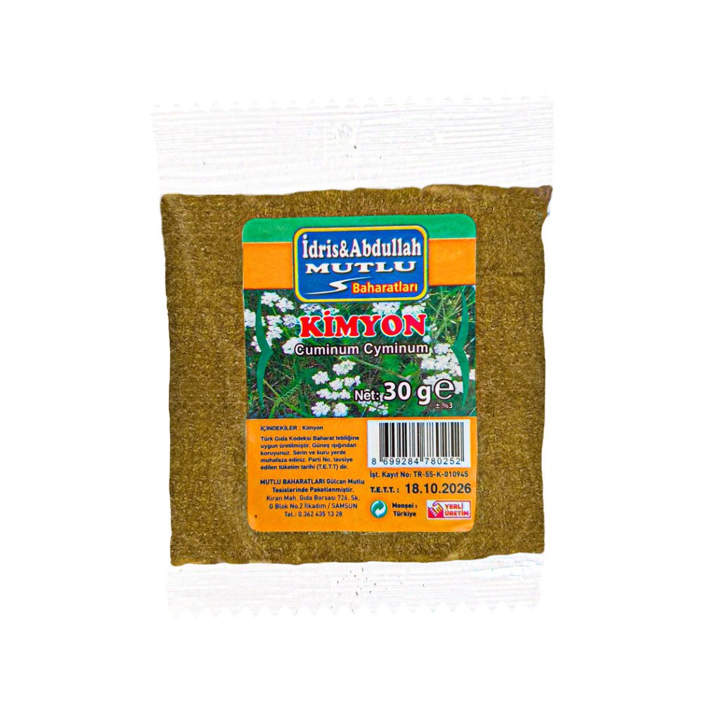 Mutlu Baharat Kimyon 30Gr X 20 Paket