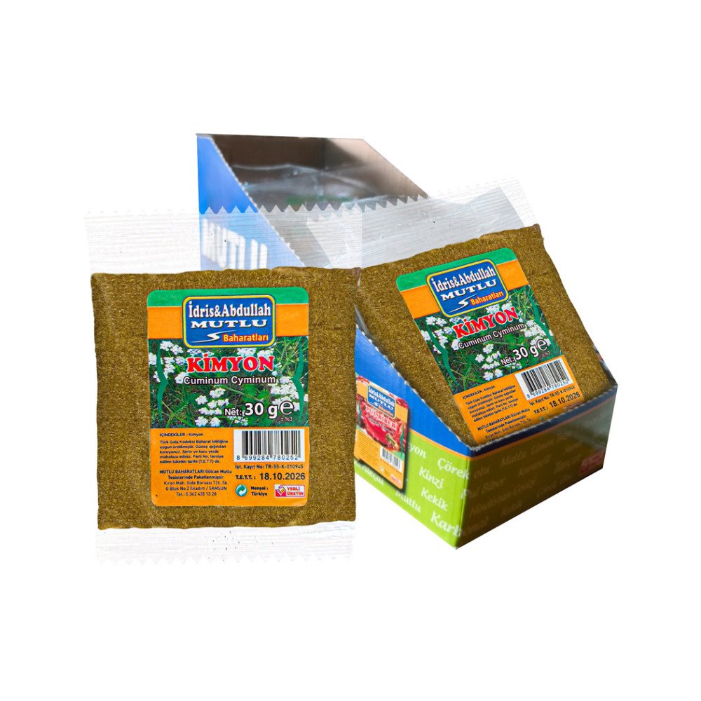 Mutlu Baharat Kimyon Kutulu 30Gr X 20 Paket