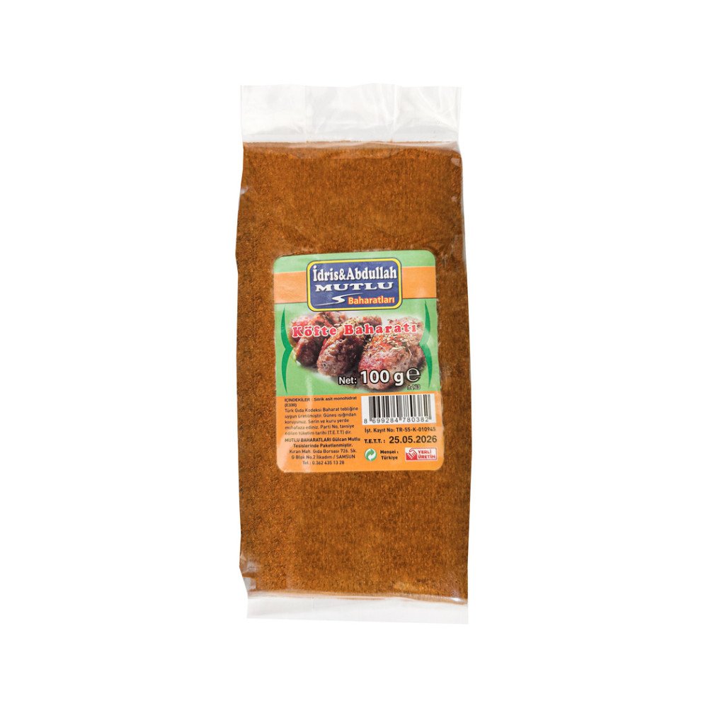 Mutlu Baharat Köfte Baharatı 100Gr