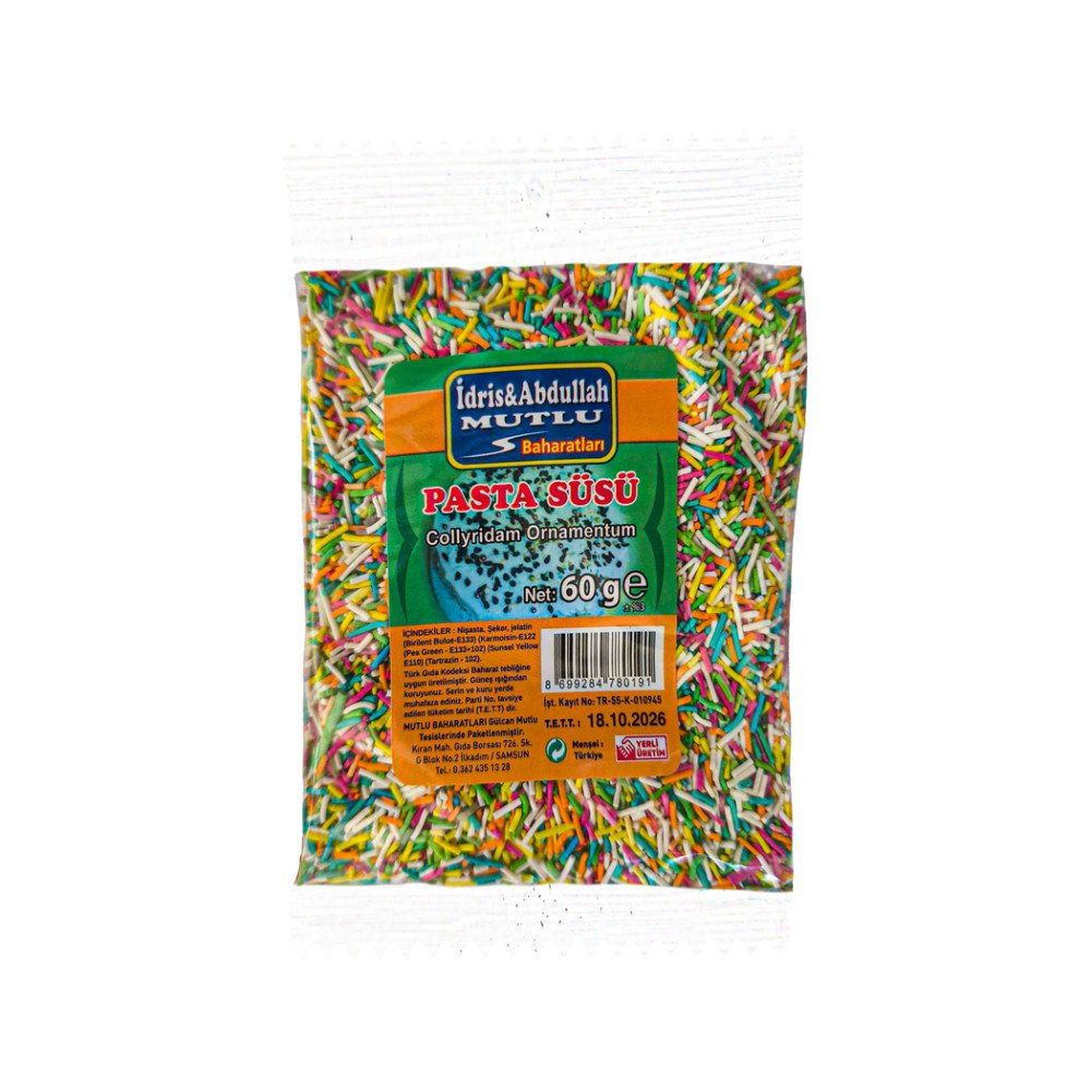 Mutlu Baharat Pasta Süsü 60Gr X 20 Paket