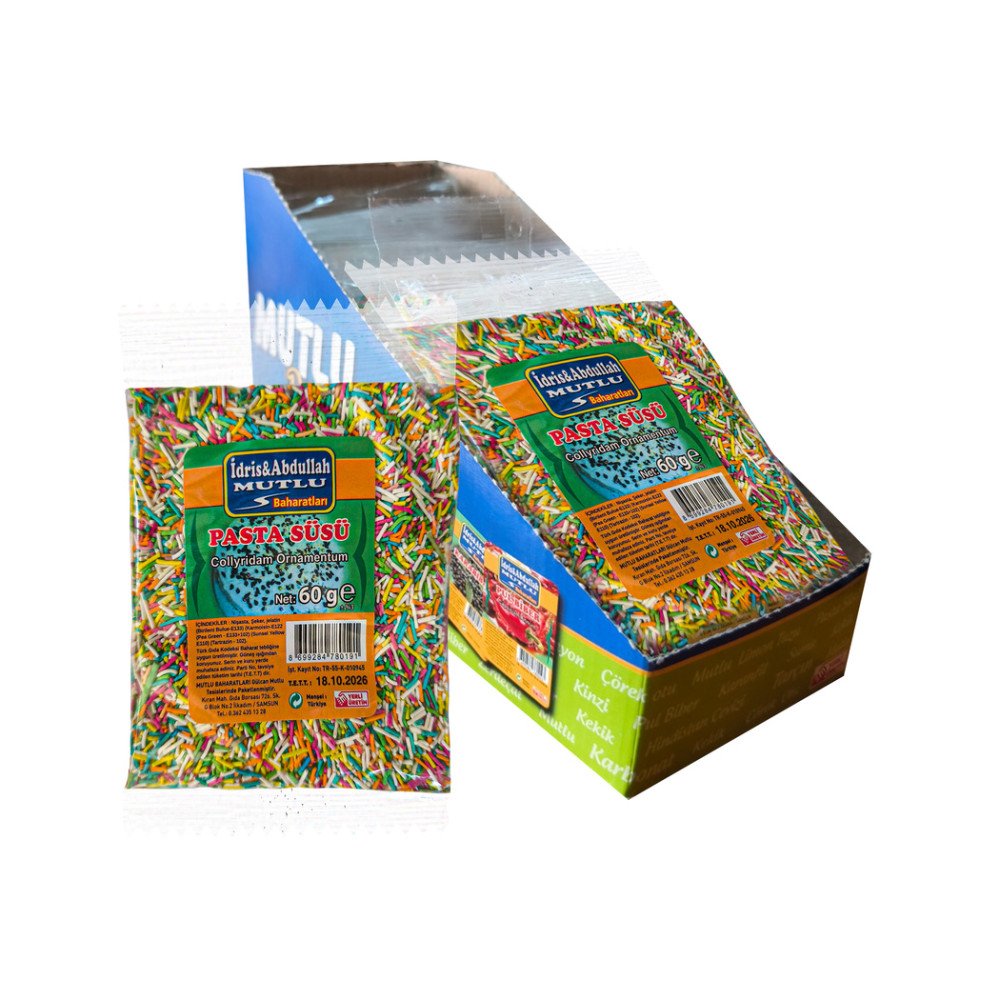 Mutlu Baharat Pasta Süsü Kutulu 60Gr X 20 Paket
