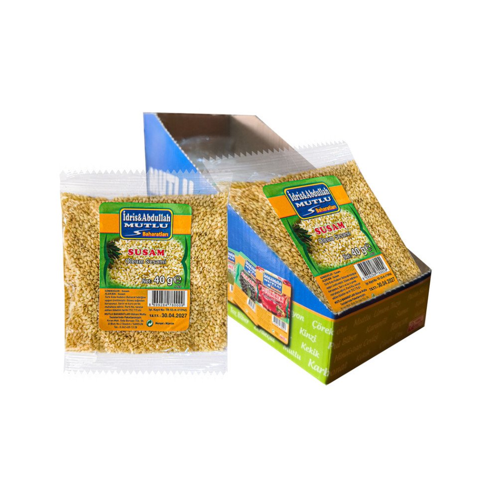 Mutlu Baharat Susam Kutulu 40Gr X 20 Paket