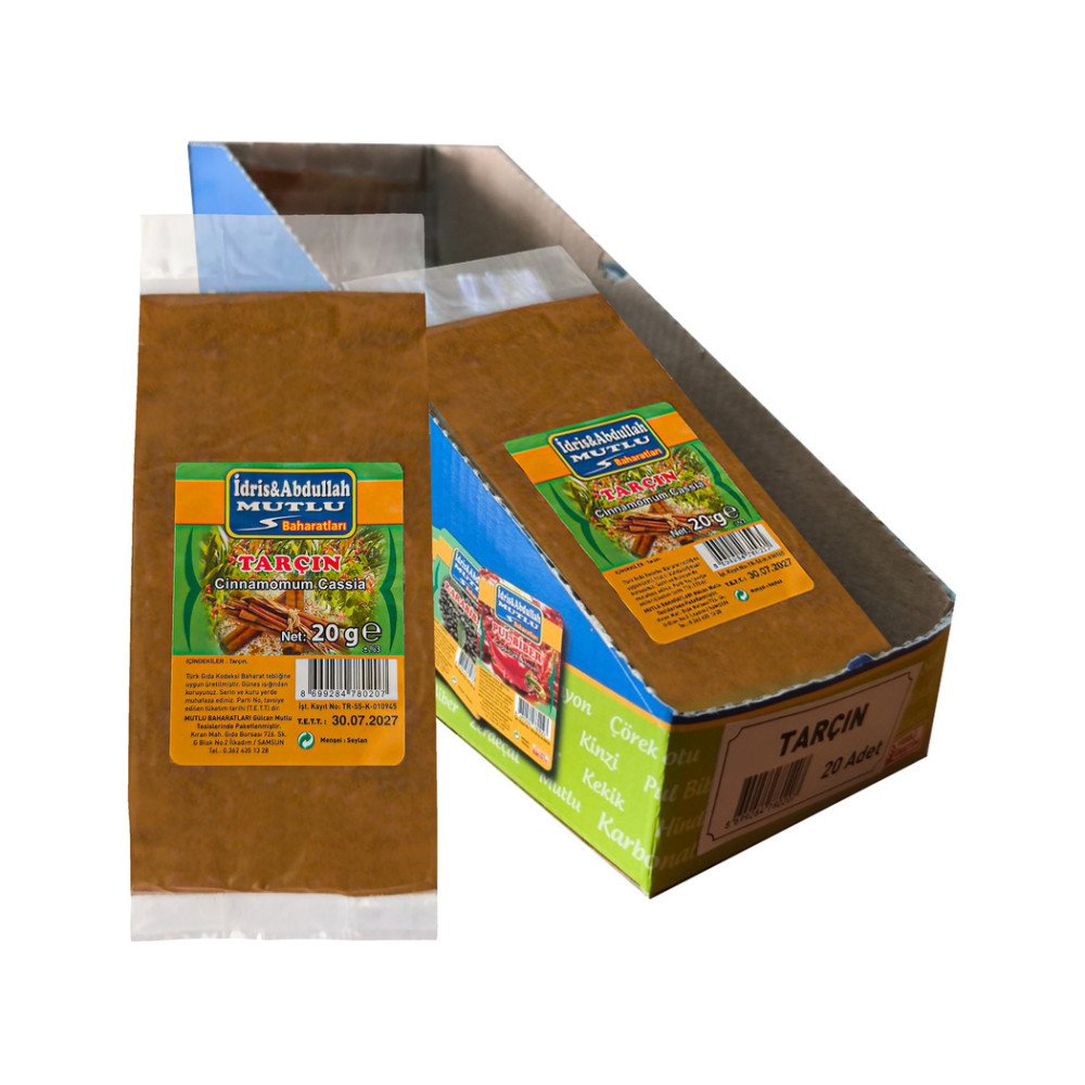 Mutlu Baharat Tarçın Kutulu 20Gr X 20 Paket