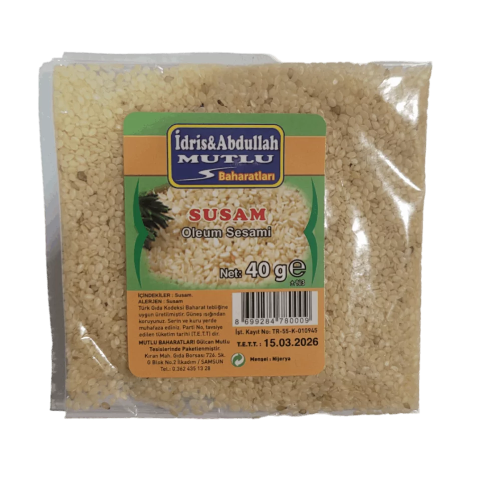 Mutlu Baharat Susam 40Gr X 20 Paket Mutlu Baharat Susam 40Gr X 20 Paket