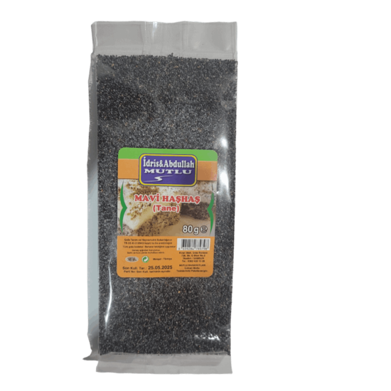 Mutlu Baharat Mavi Haşhaş 80Gr X 20 Paket