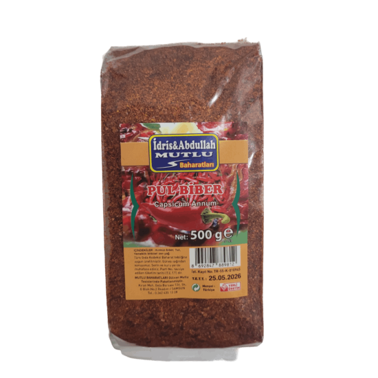 Mutlu Baharat Pul Biber 500Gr