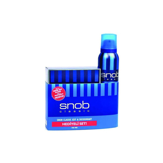 Snob Classıc Edt 100Ml Deodorant + 150Ml Erkek Parfüm Seti 8690644015717