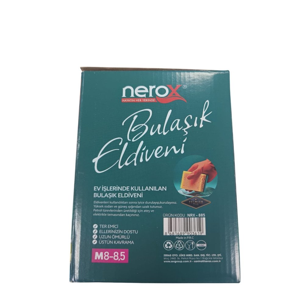 NEROX BULAŞIK ELDİVENİ NRX-885 8-8.5 M * 25 ÇİFT