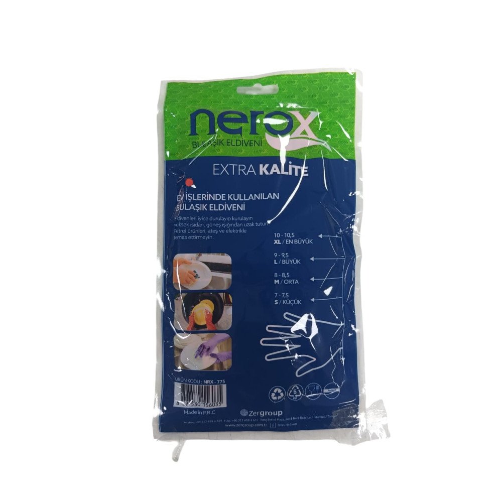 NEROX BULAŞIK ELDİVENİ NRX-775 7-7.5 S * 25 ÇİFT