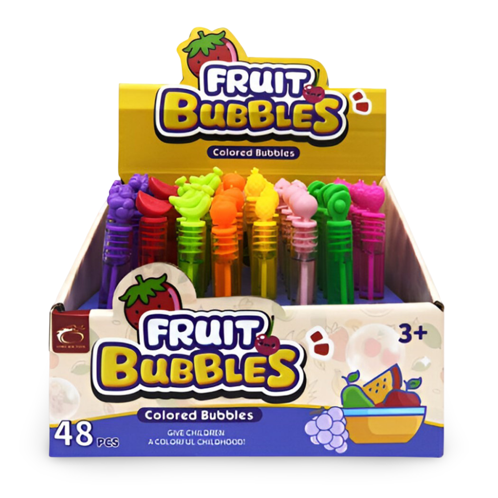 Bubble X Toys 0679-1 Köpük Meyve Serisi 48li Bubble X Toys 0679-1 Köpük Meyve Serisi 48li