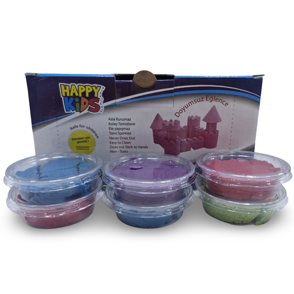 Kinetik Kum Renkli 50gr 30lu